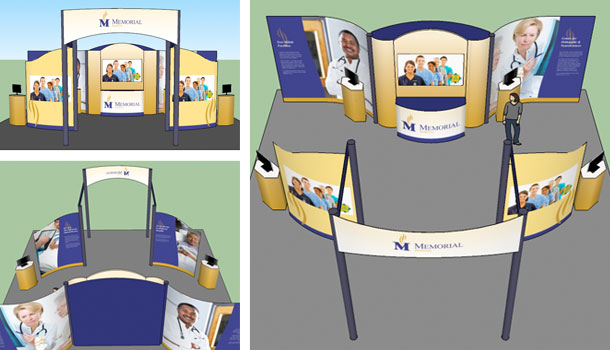 Memorial Hospital Exhibit Trade Show